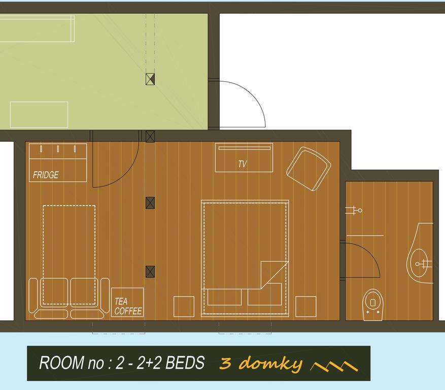 迪马诺卡多林纳3 Domky住宿加早餐旅馆 外观 照片